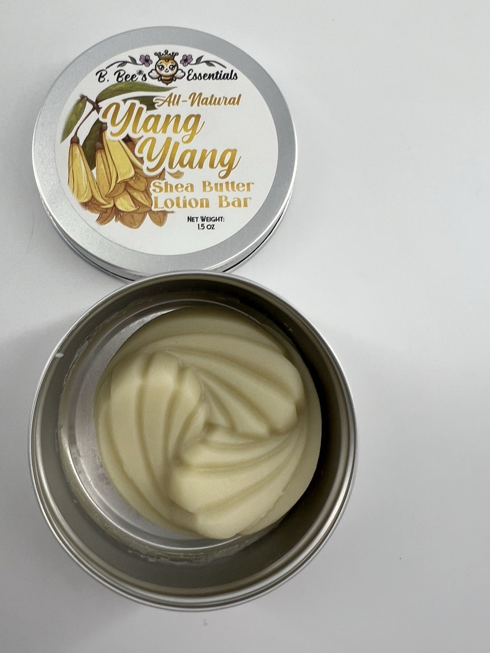 Ylang Ylang Shea Butter Lotion Bar B Bees Essentials Homeopathic Aromatherapy